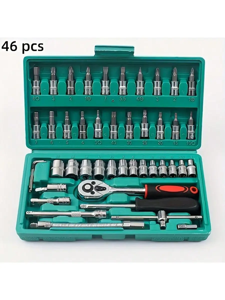Набор из 46 предметов: торцевы – обзор и цена Tool Chest Cabinet